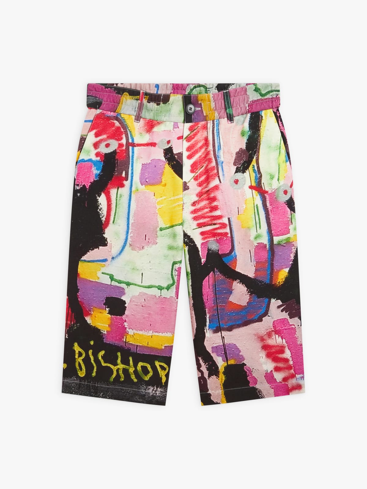 cotton bermuda shorts artist Bishop