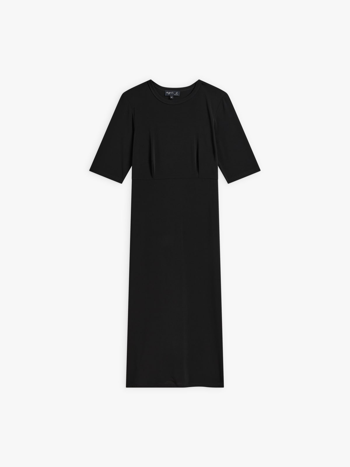 black viscose New Oriane dress