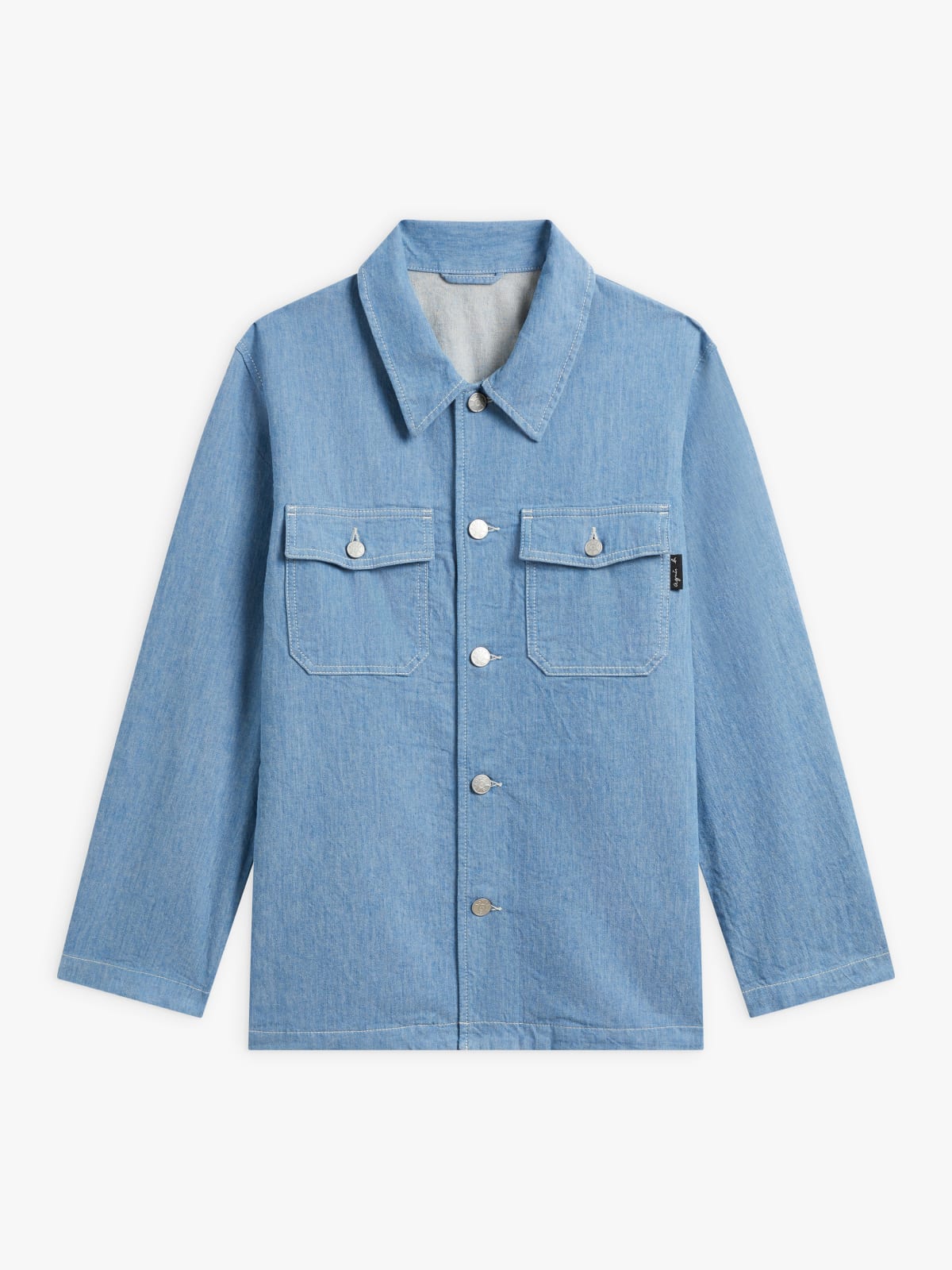 cotton and linen straight Nao overshirt