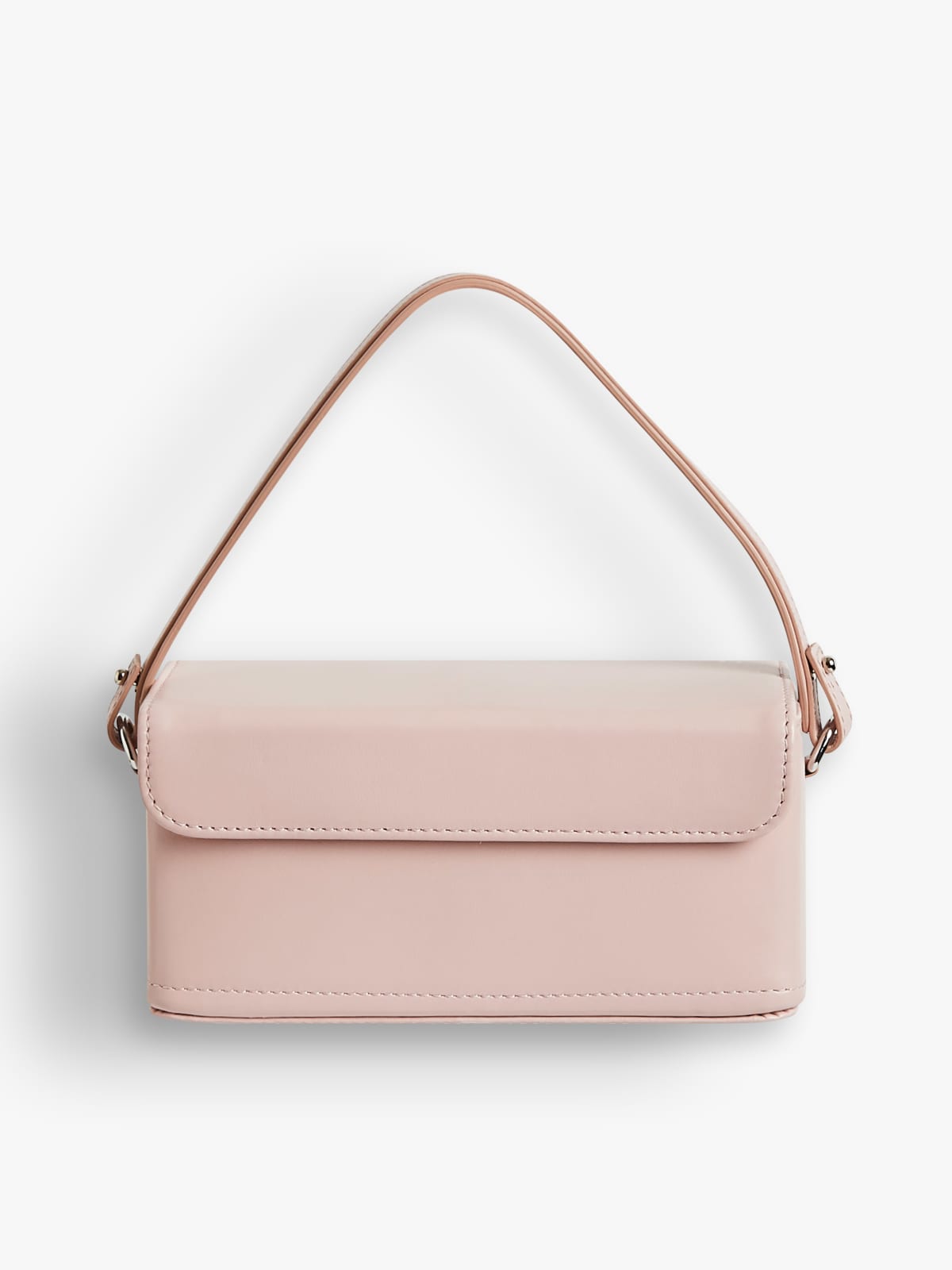 pink and black leather Badia bag