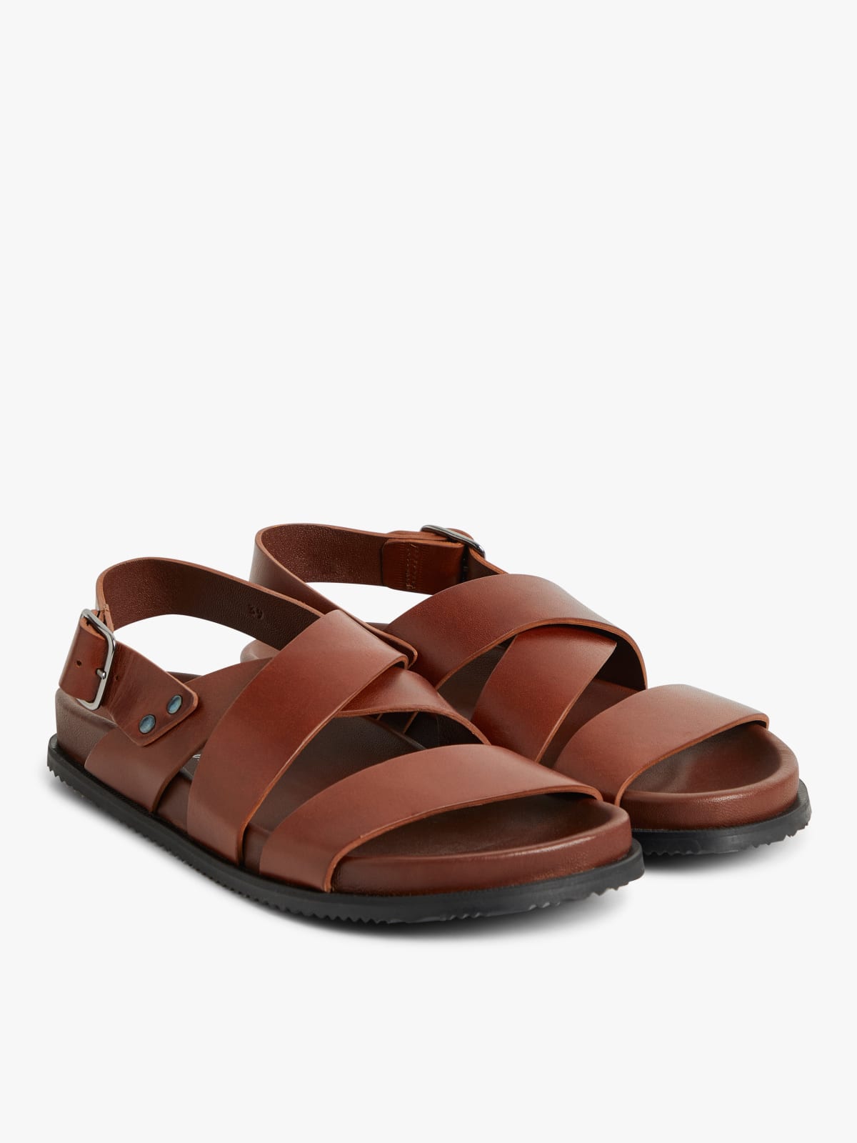 brown leather Yeli Sandals