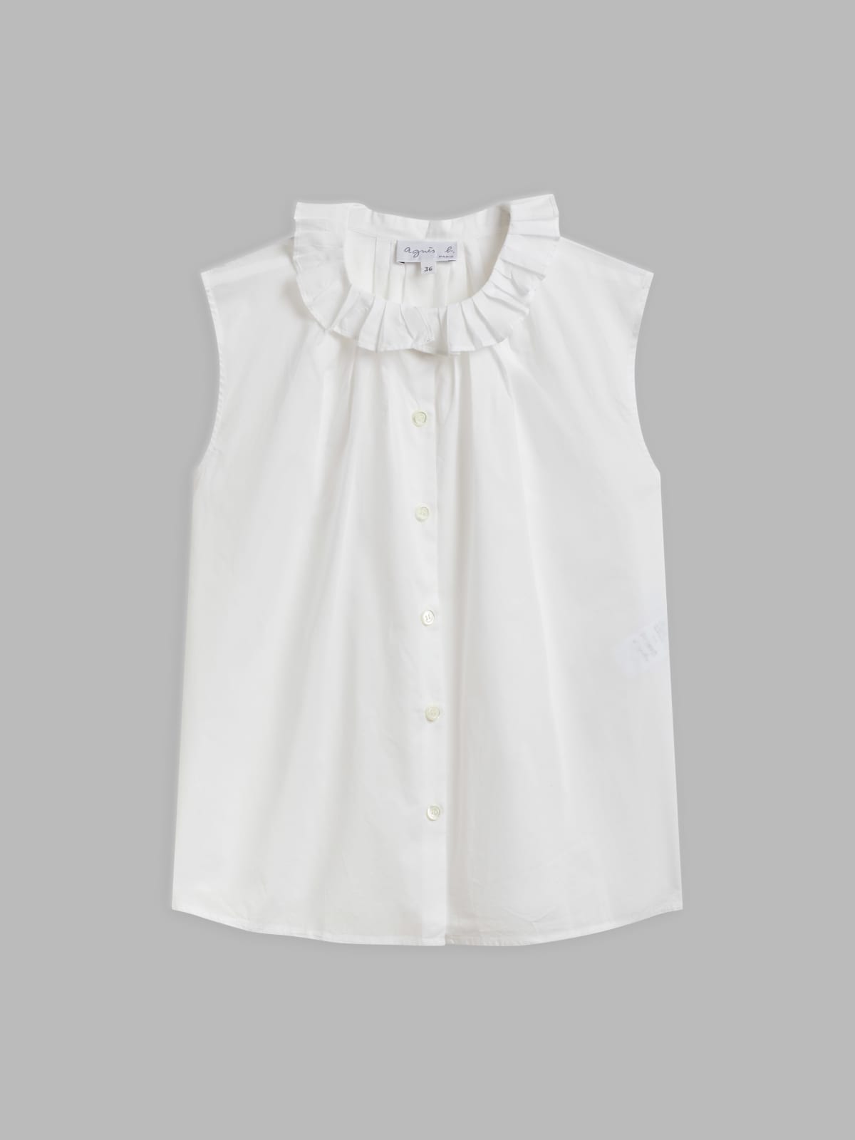 white cotton Fenice shirt