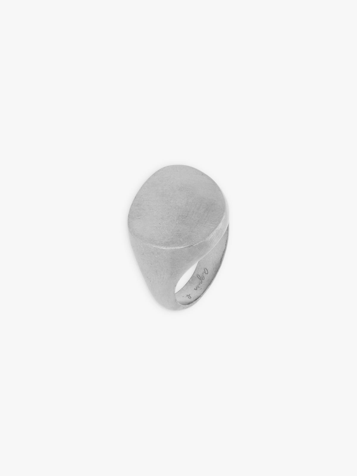 silver Ovale ring