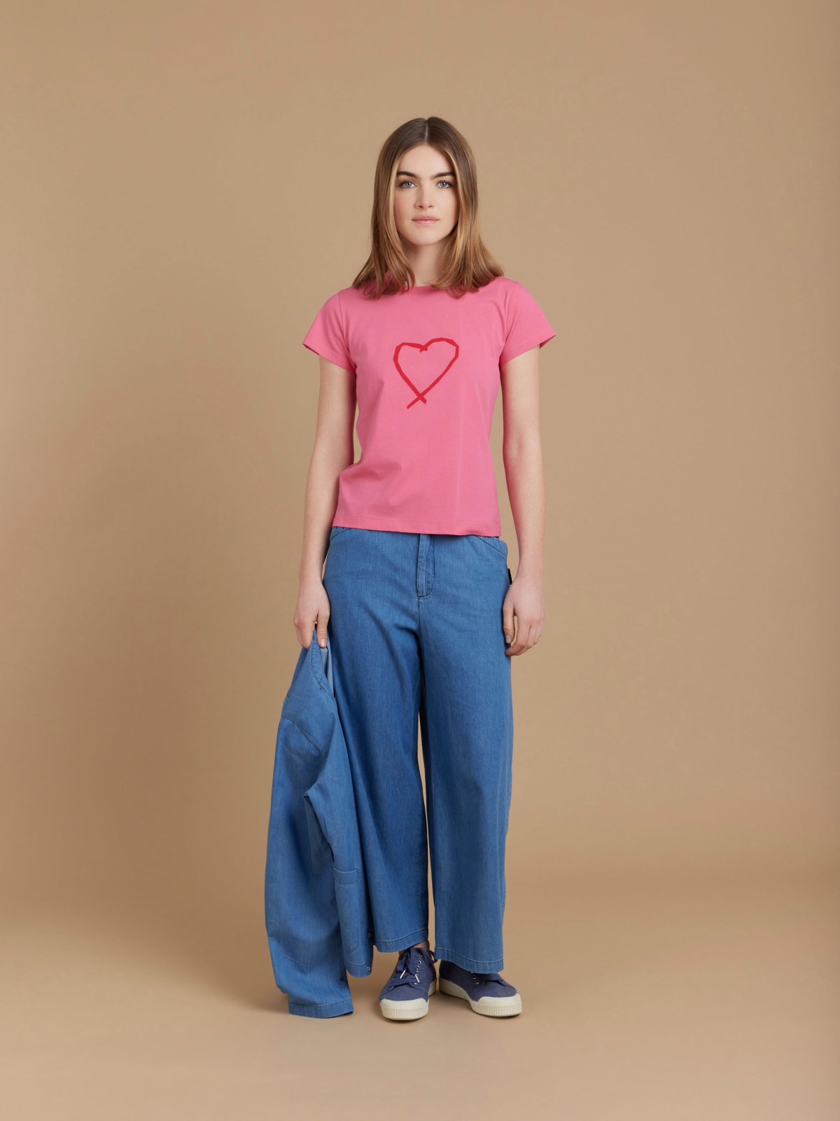 pink cotton Brando Sarajevo heart t-shirt