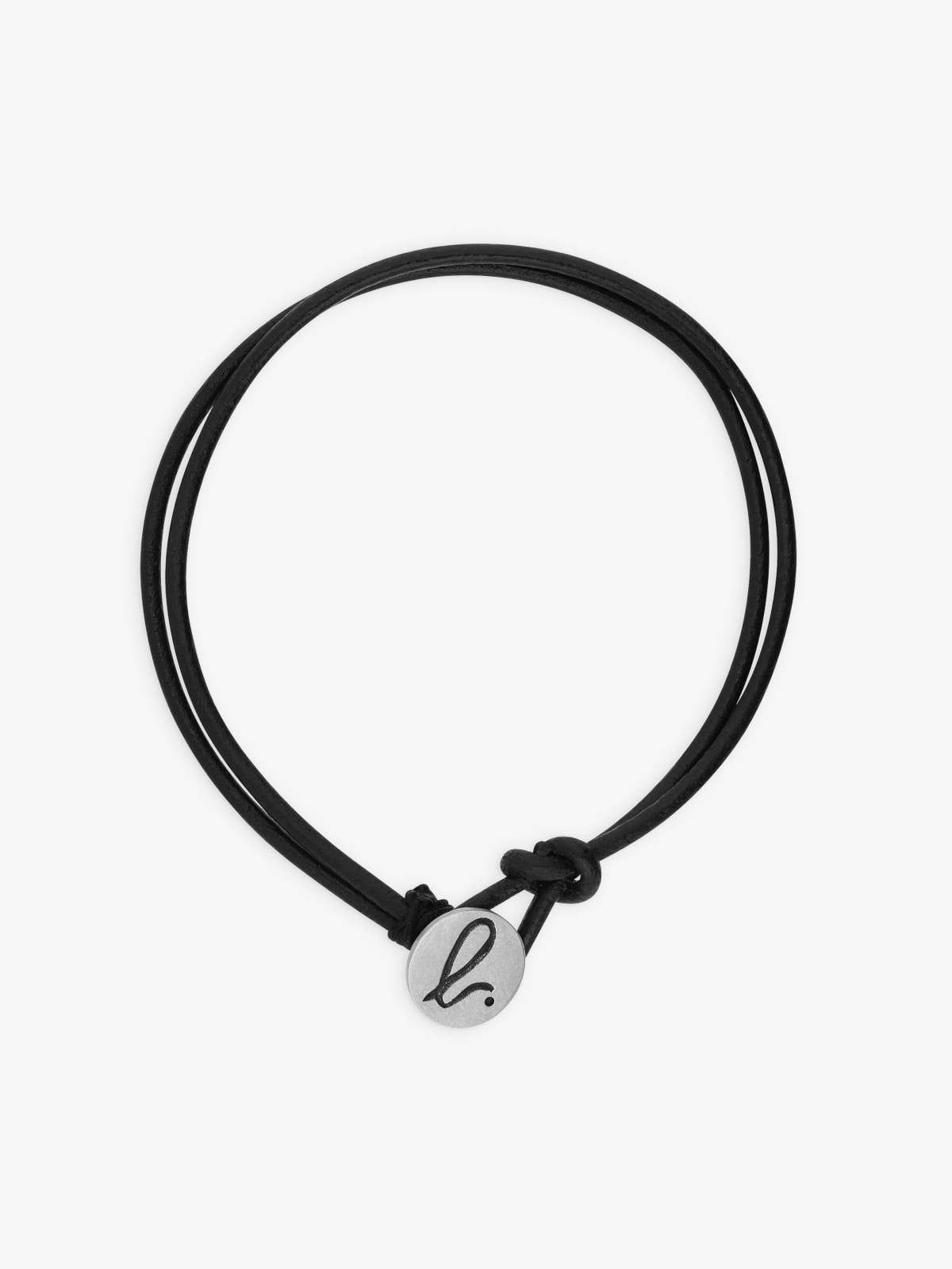 leather b. bracelet