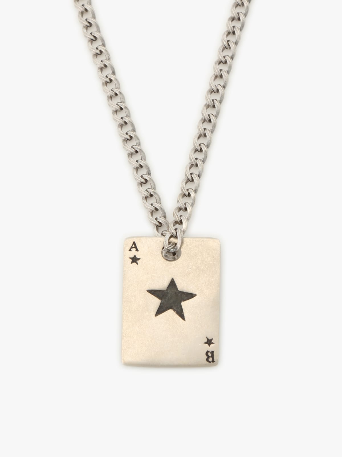 metallic Brass Star necklace