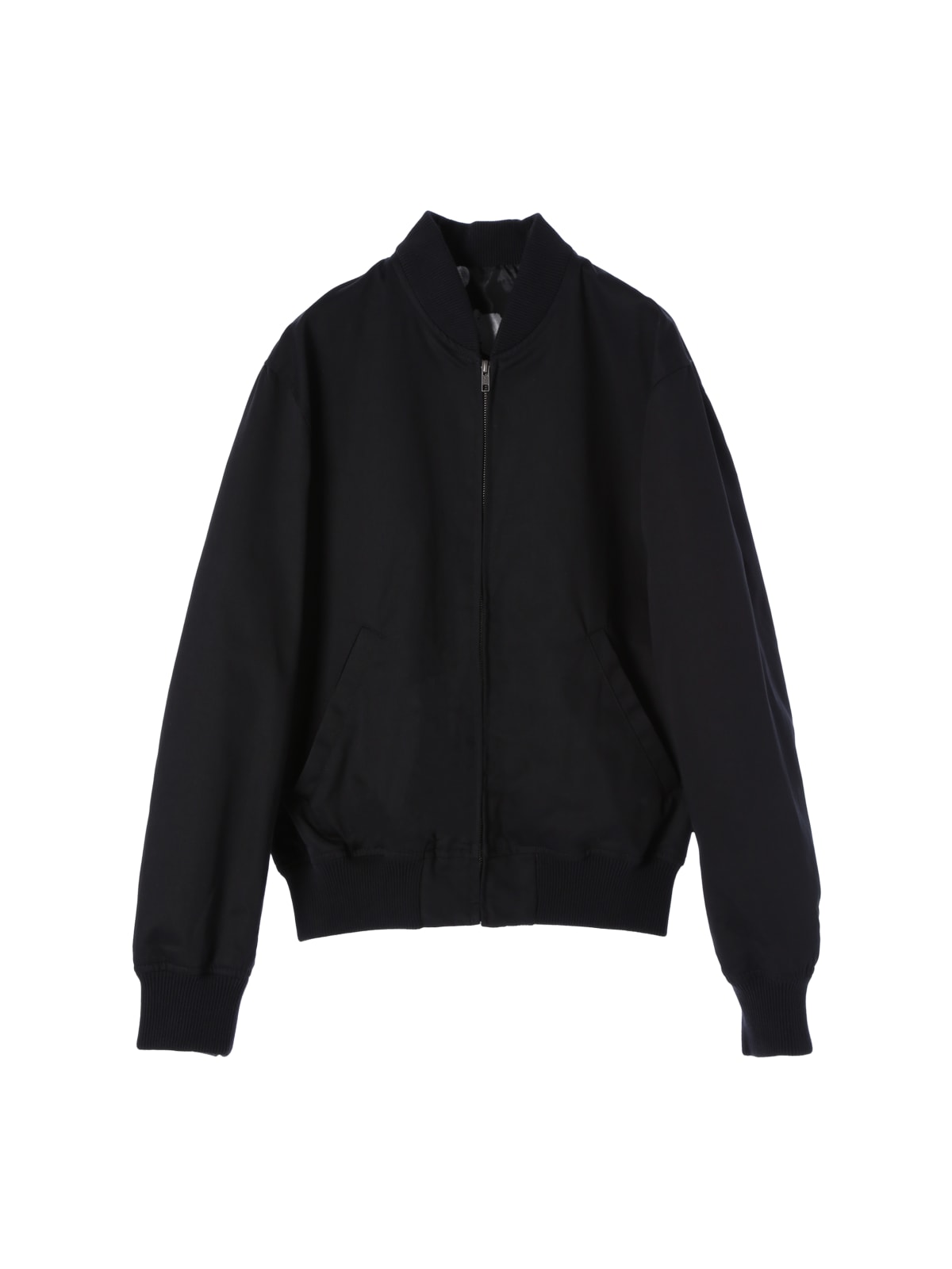 black reversible cotton blouson