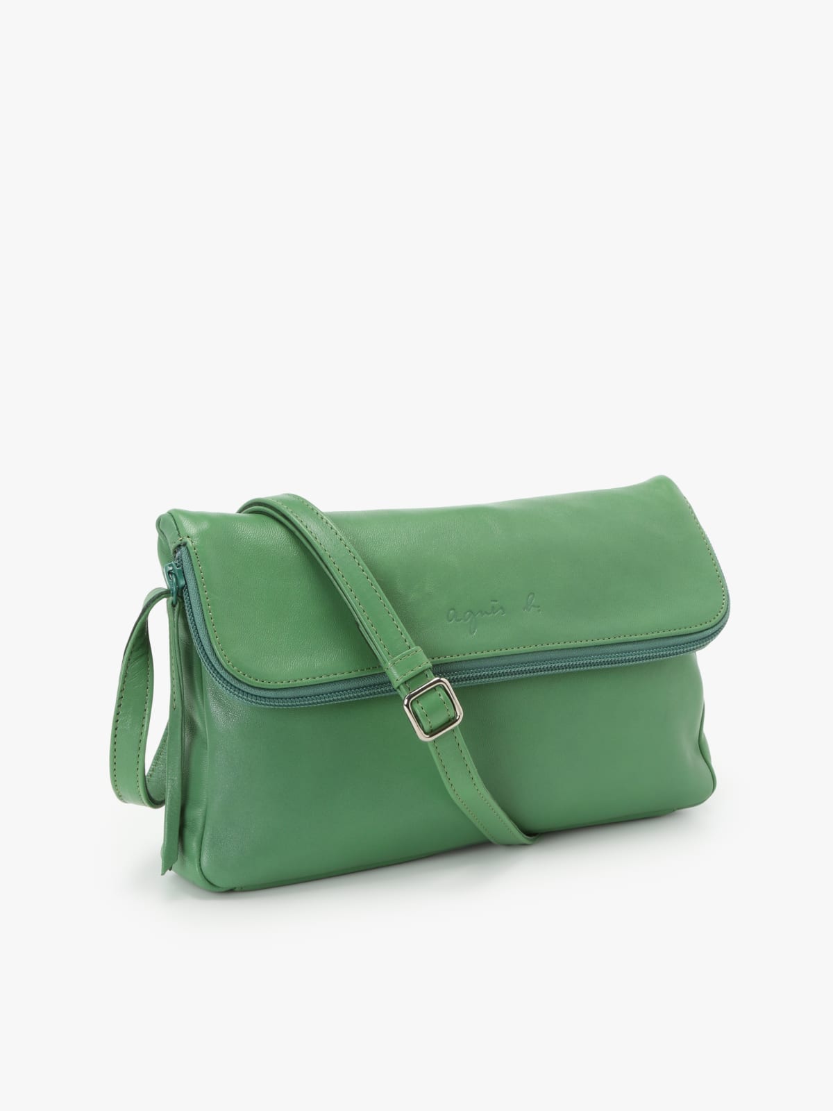 green sac Asya en cuir image number 2
