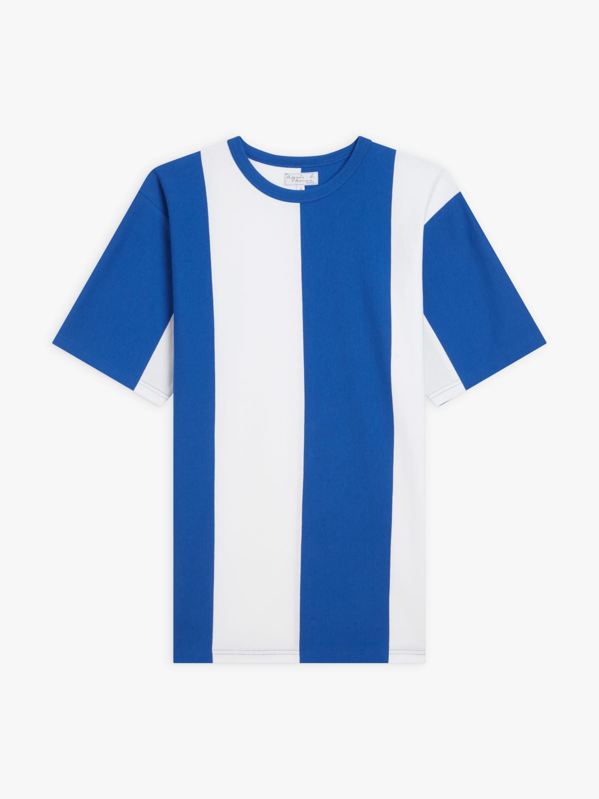 blue and white Chris striped cotton jersey t-shirt 