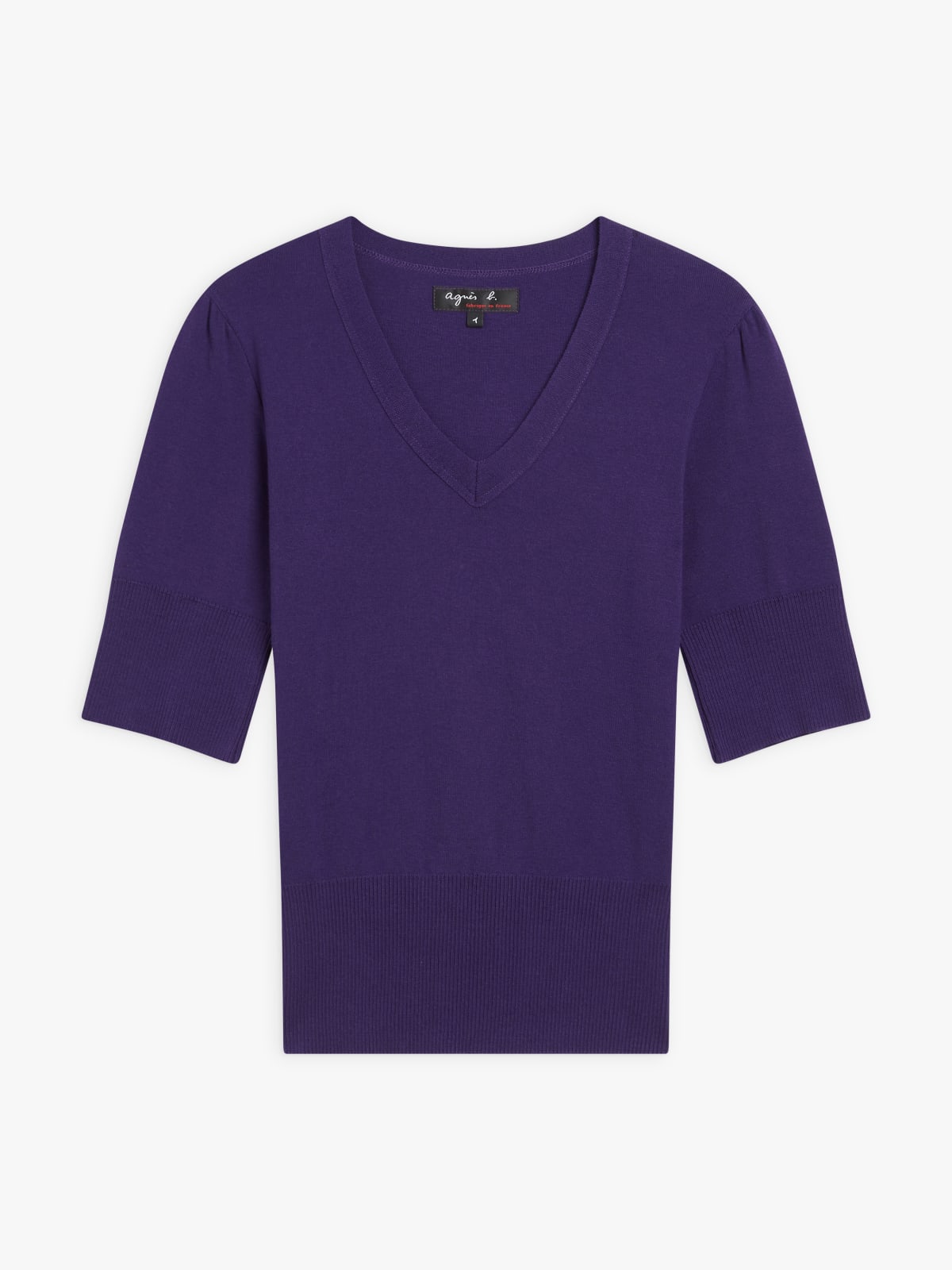 purple cotton Delha t-shirt