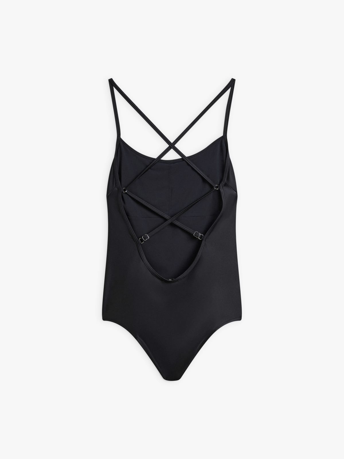 black one-piece Flavia swimsuit