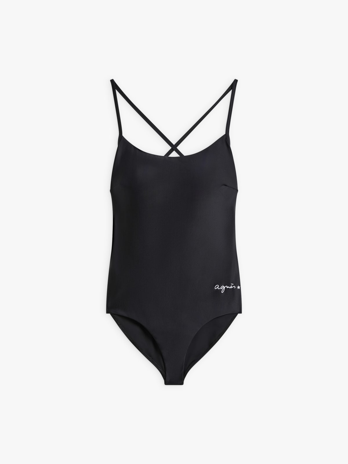 black one-piece Flavia swimsuit