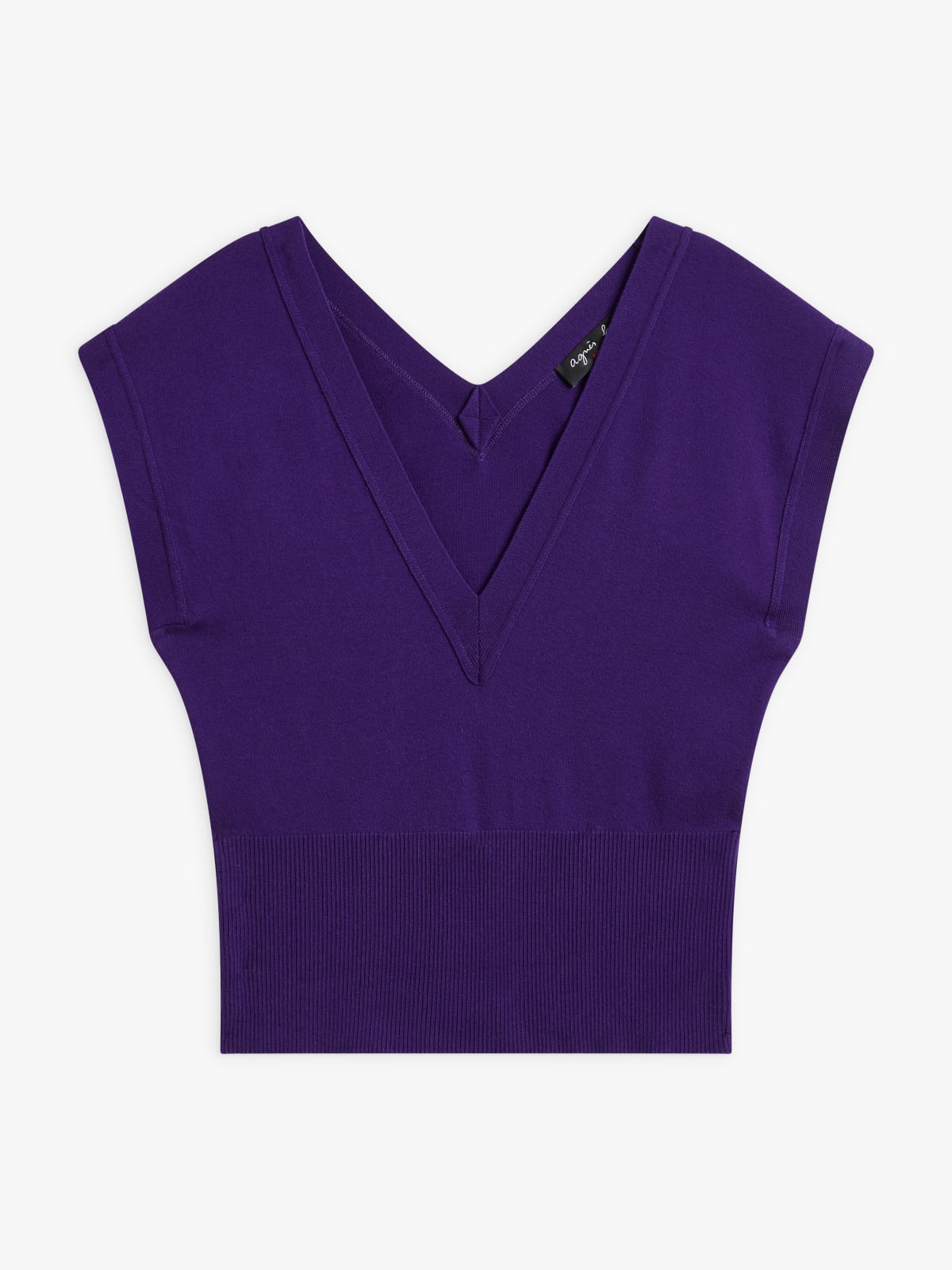 t-shirt Osta en jersey de coton violet