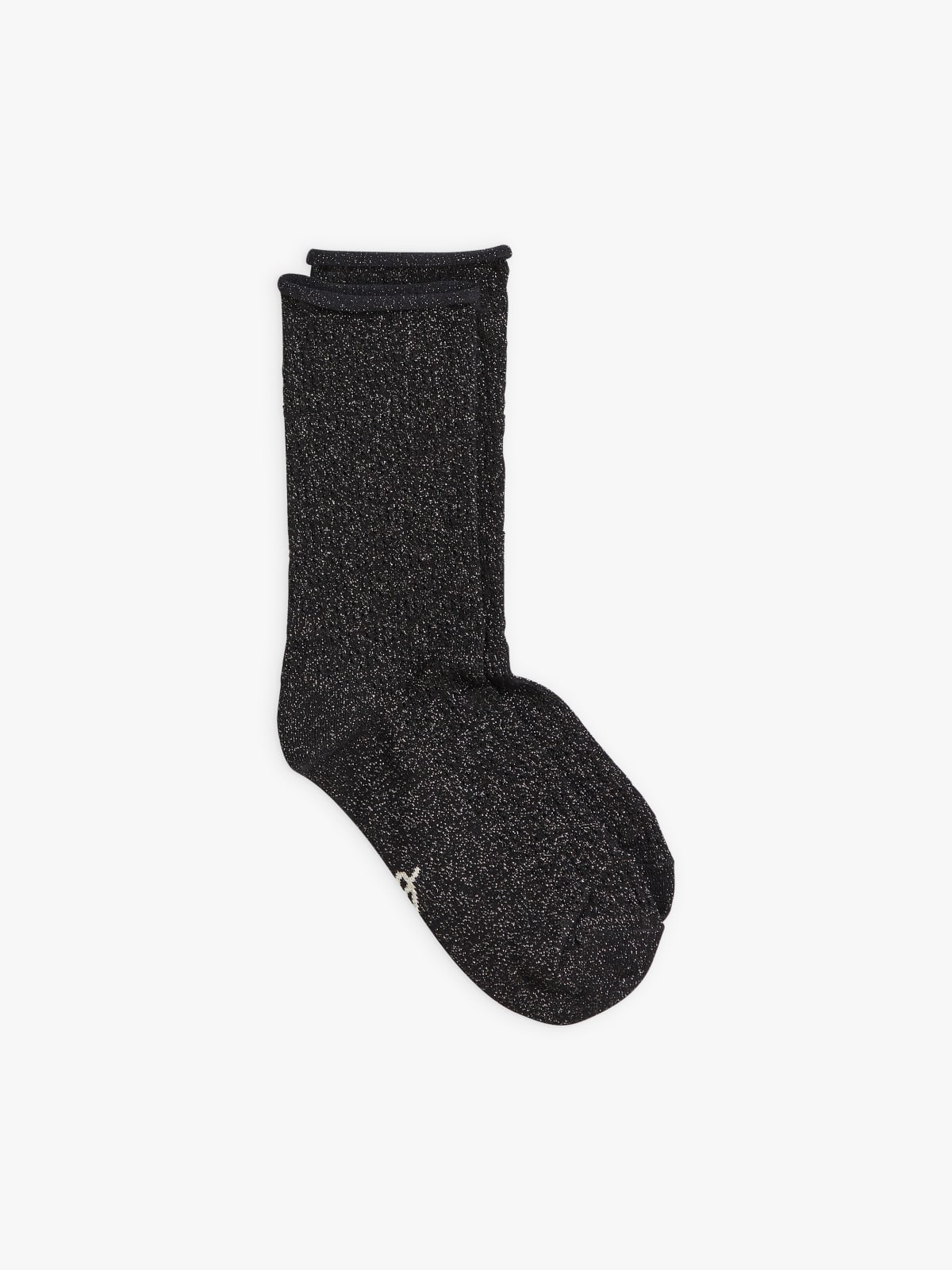 chaussettes Damaris en coton et laine noir