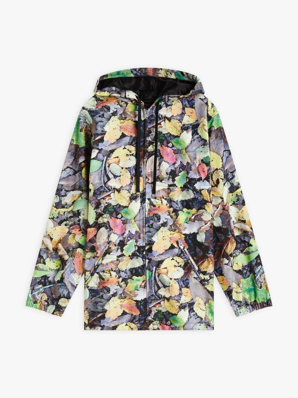 cotton leaf print Werni parka