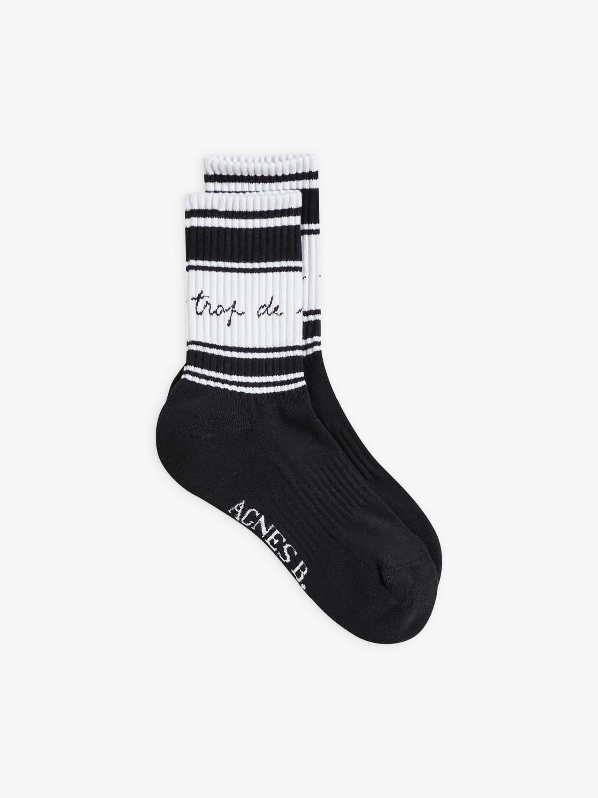 chaussettes Pression en coton noir