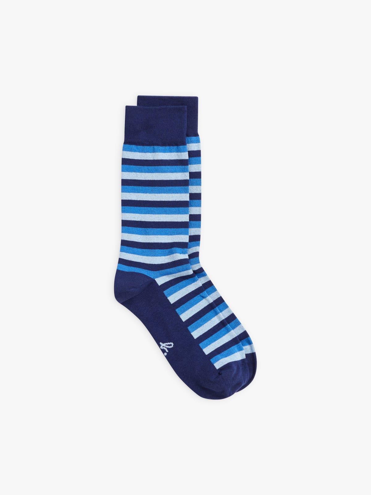 blue cotton Lary Stripes socks