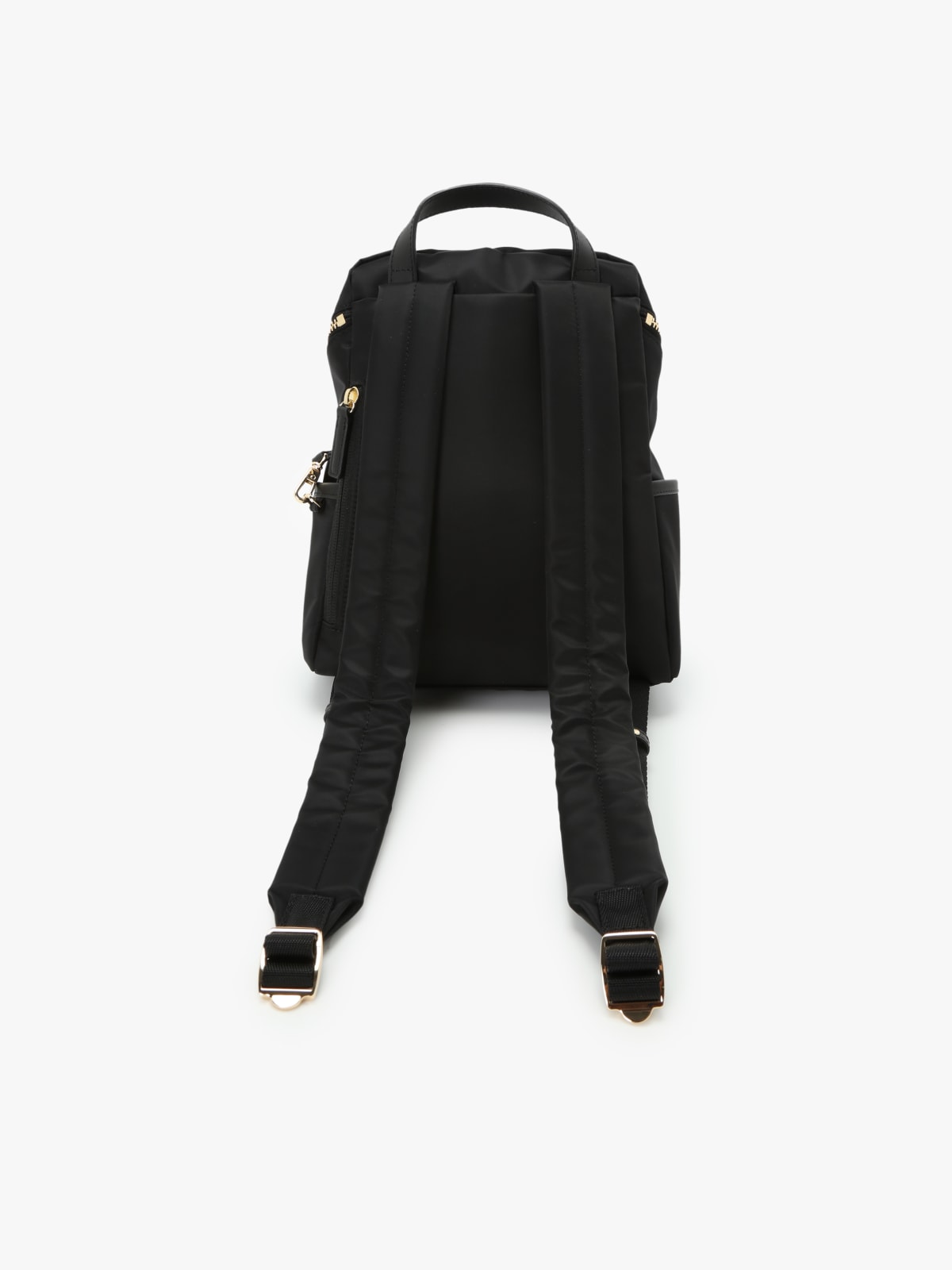 black nylon backpack  image number 1