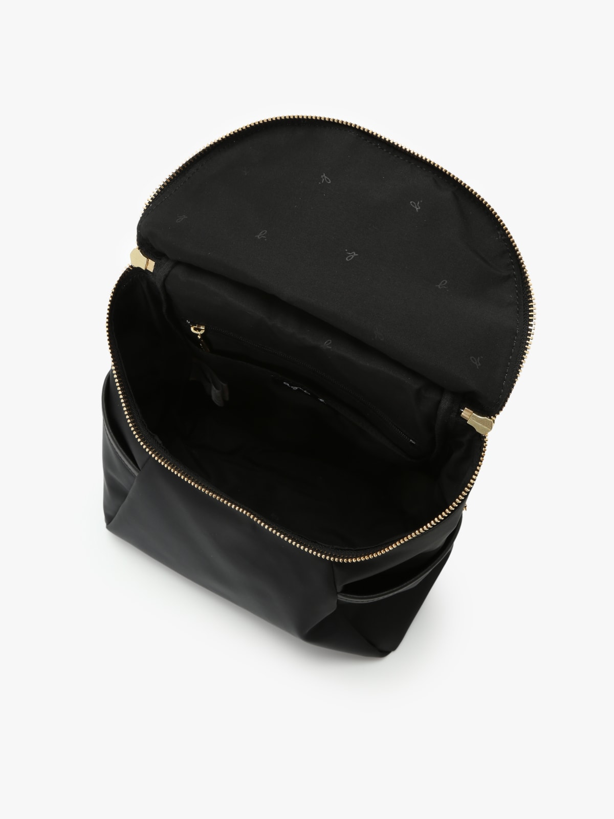 black nylon backpack  image number 3