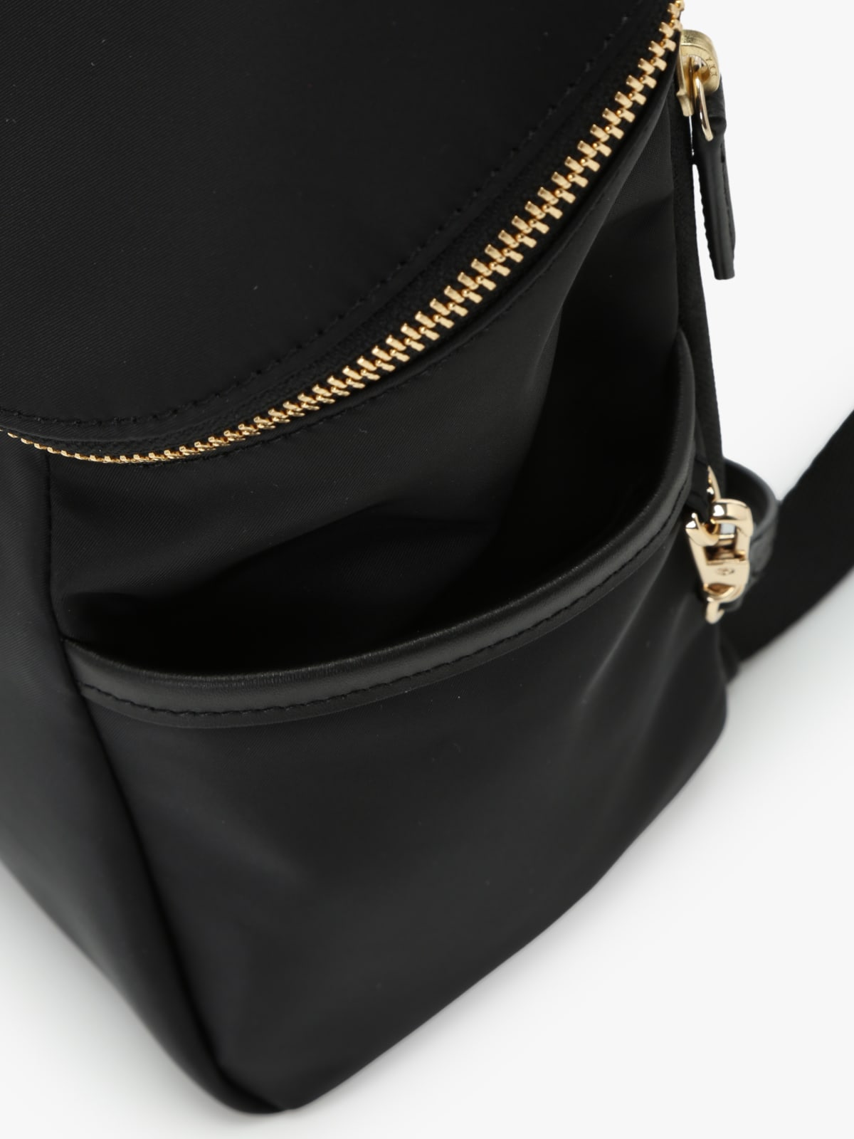 black nylon backpack  image number 4