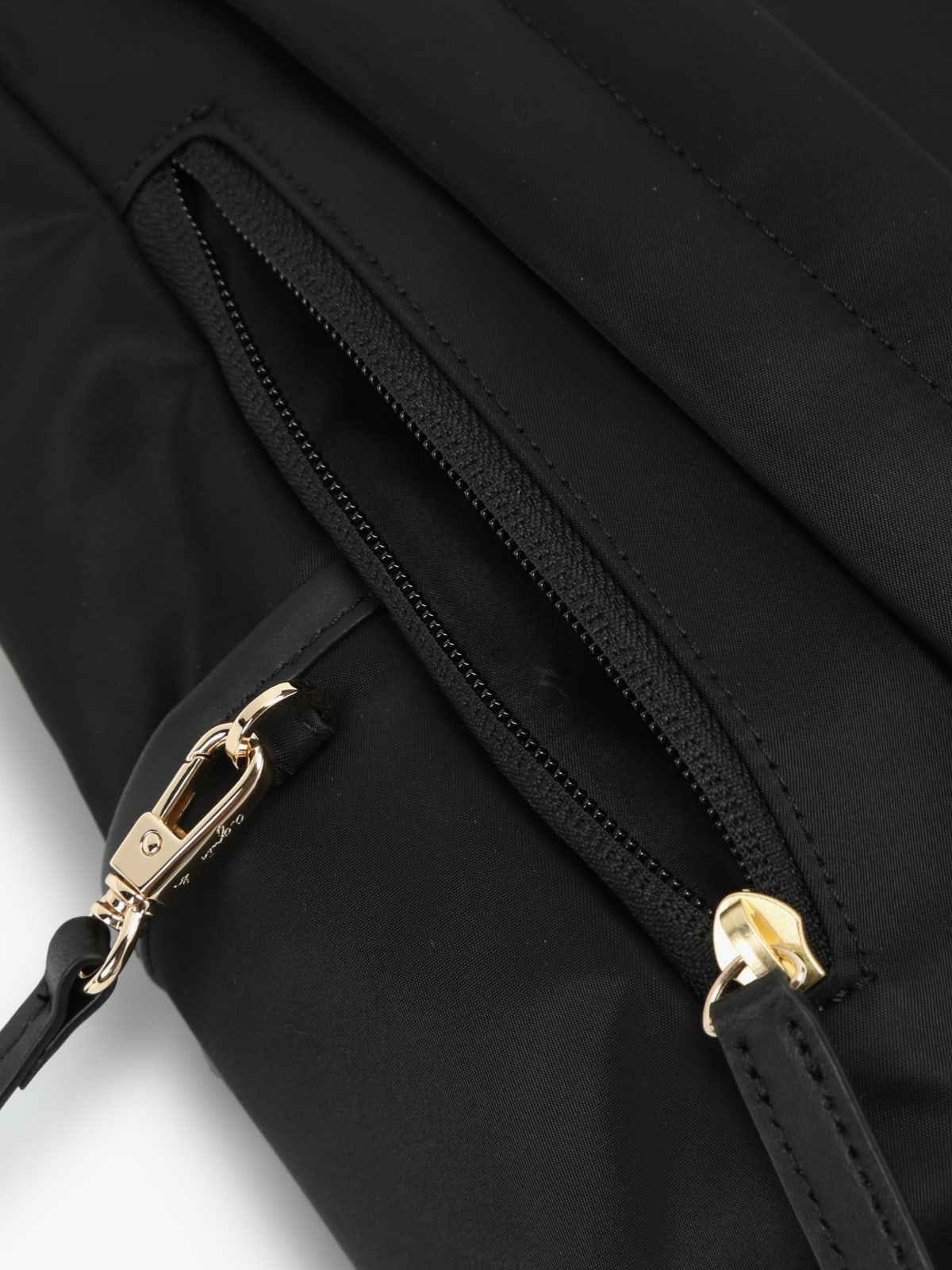 black nylon backpack  image number 5
