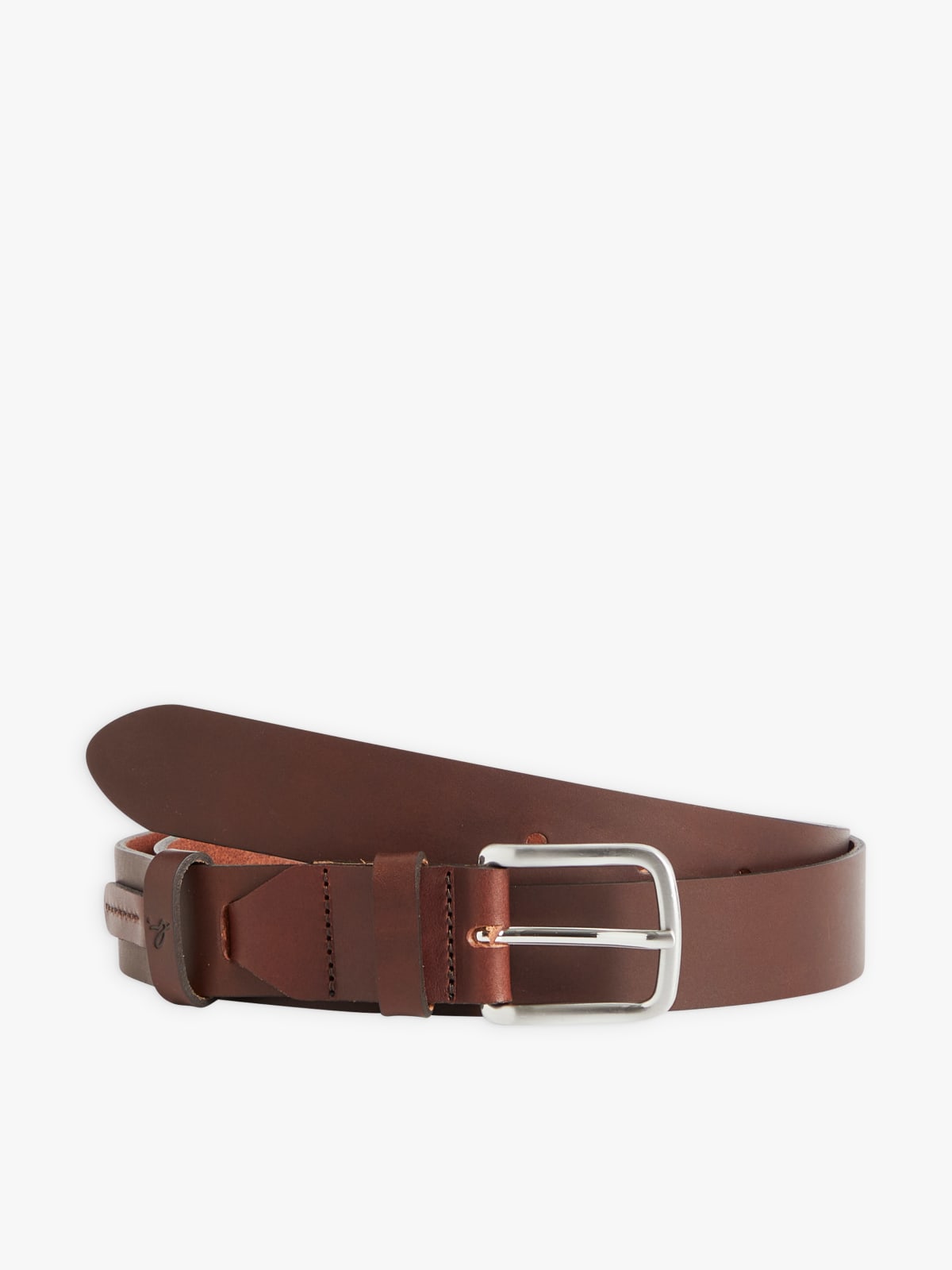 brown plonge lambskin André belt