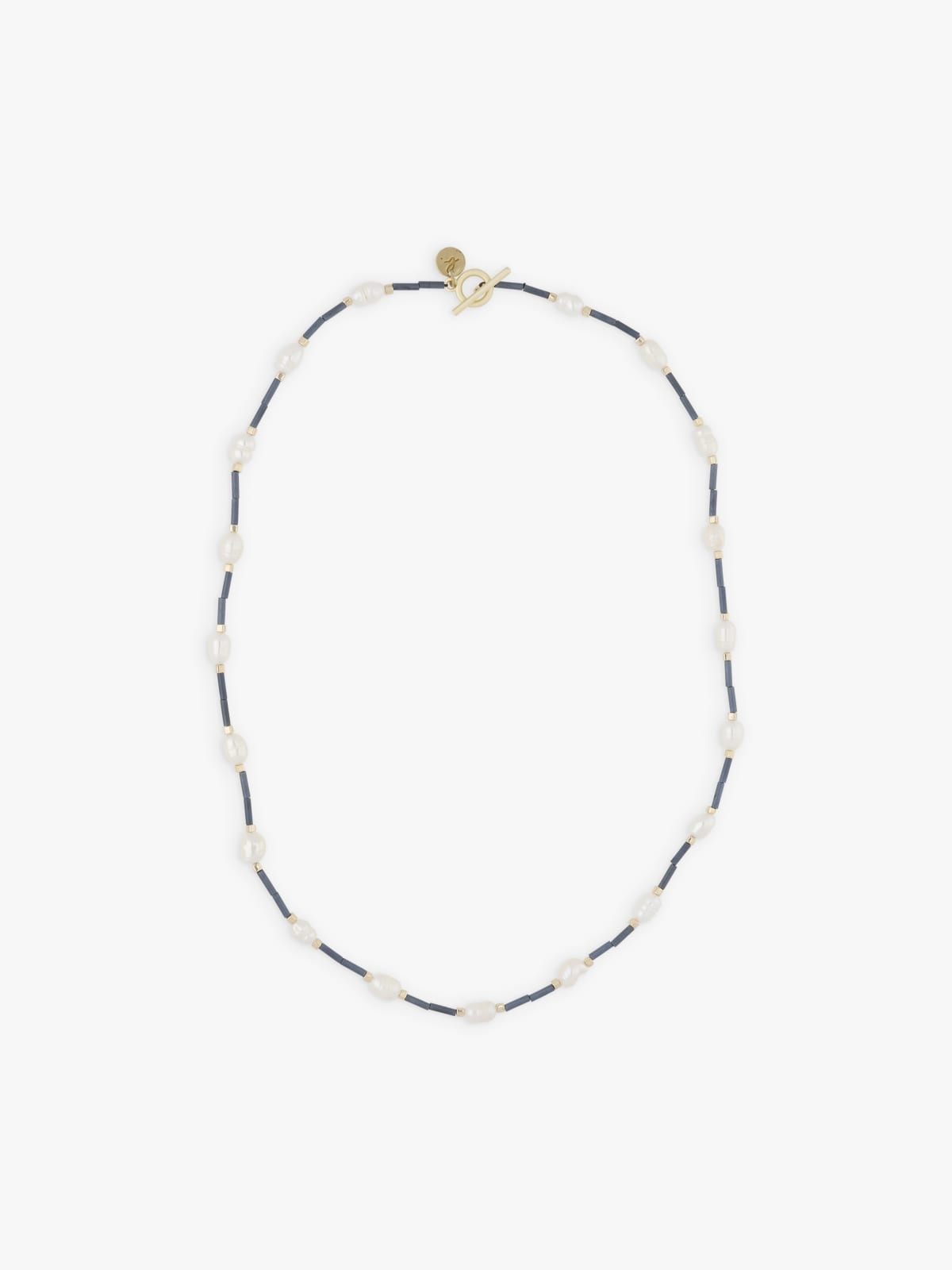 collier Estee en perles d'eau douce blanc