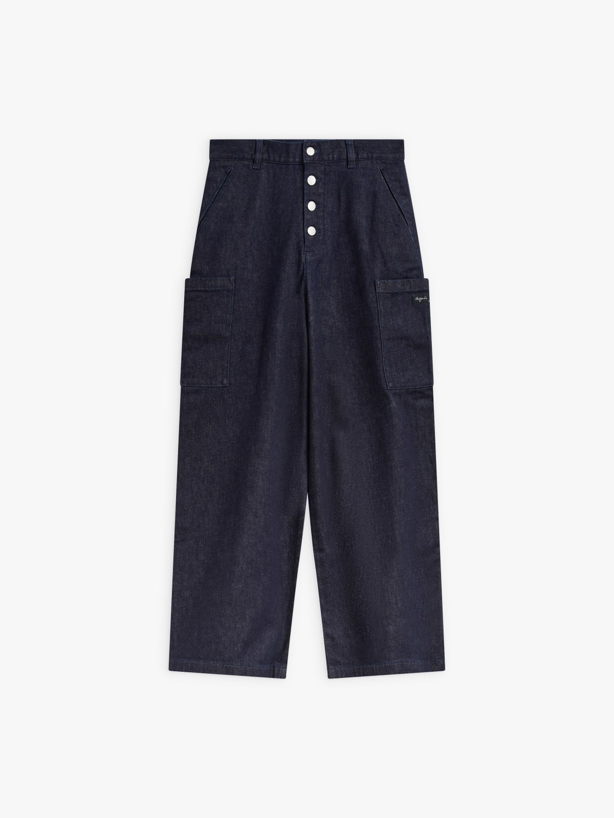 denim cotton trousers