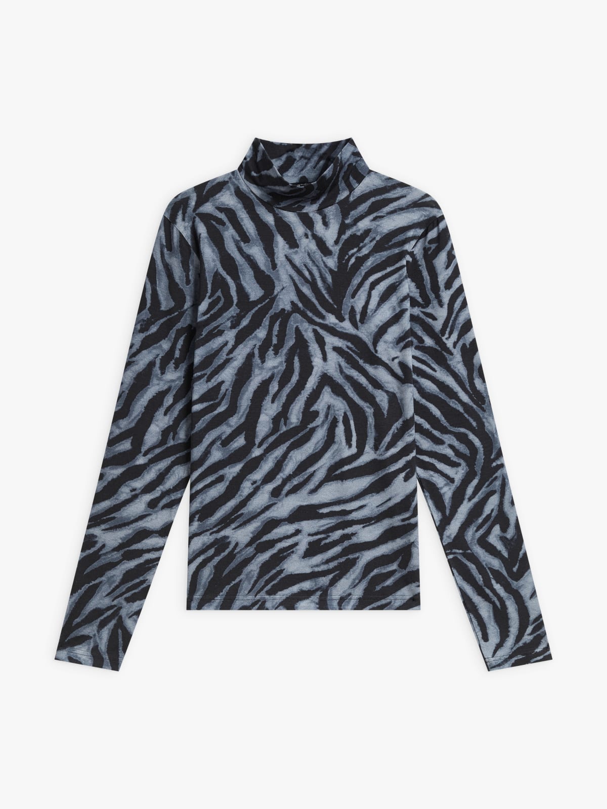 grey jersey zebra print Vian tshirt