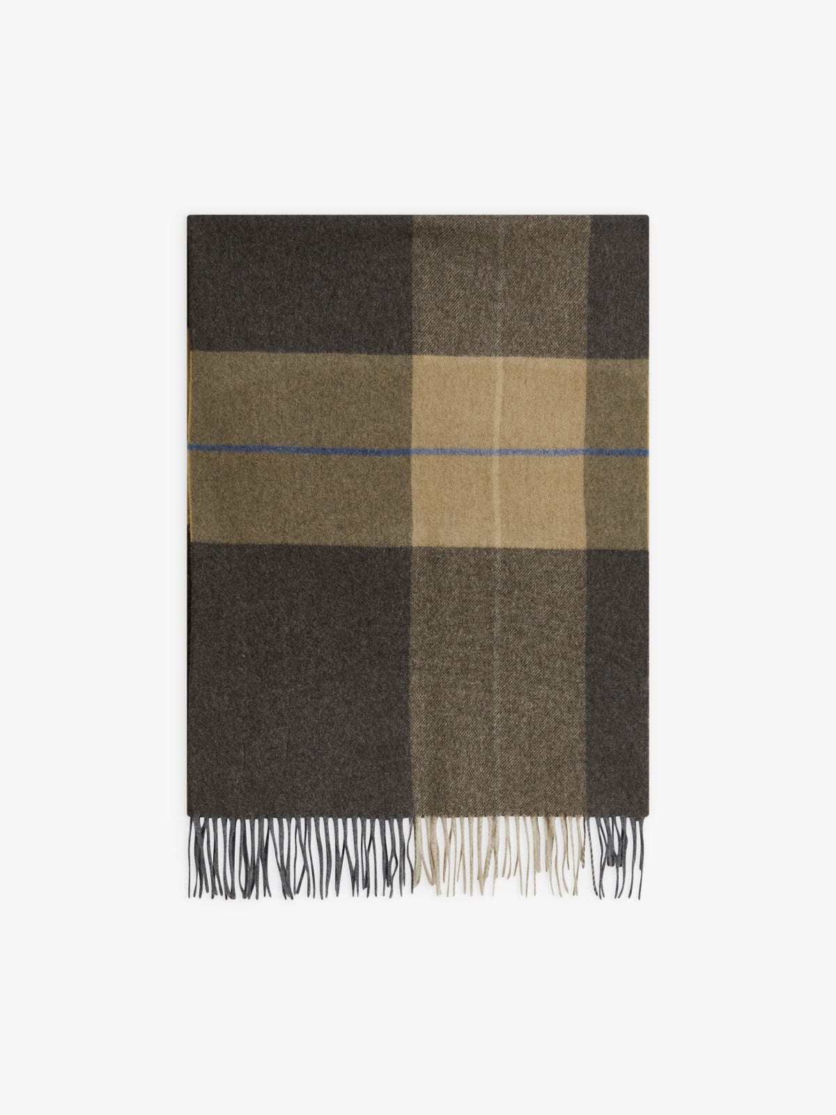 brown wool Kelvin scarf