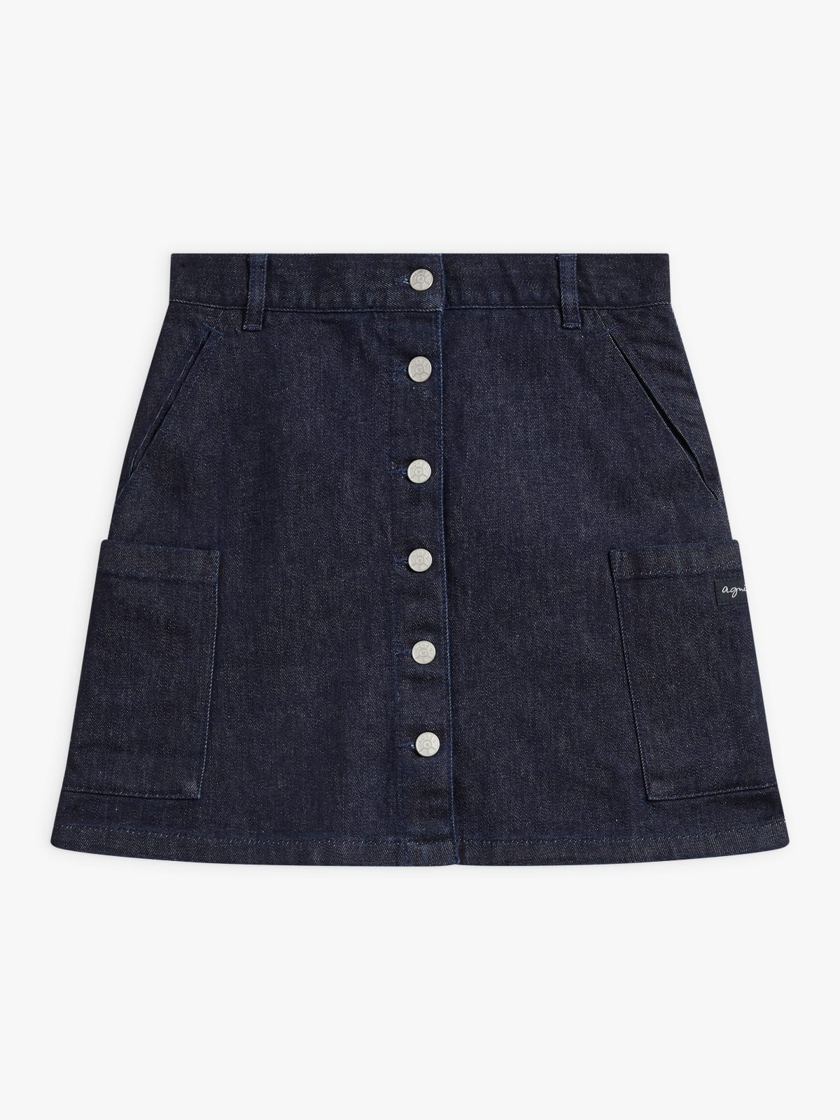 denim cotton skirt