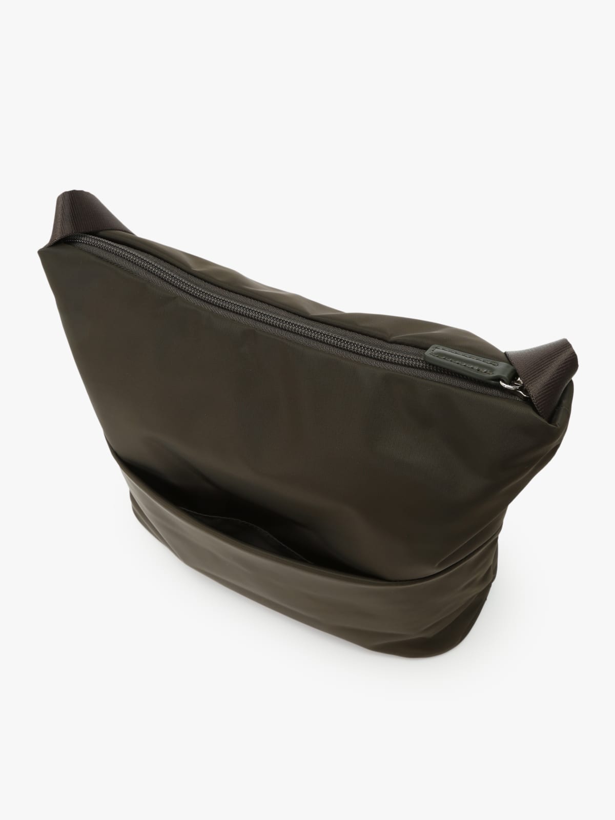 green nylon bag with adjustable strap image number 5