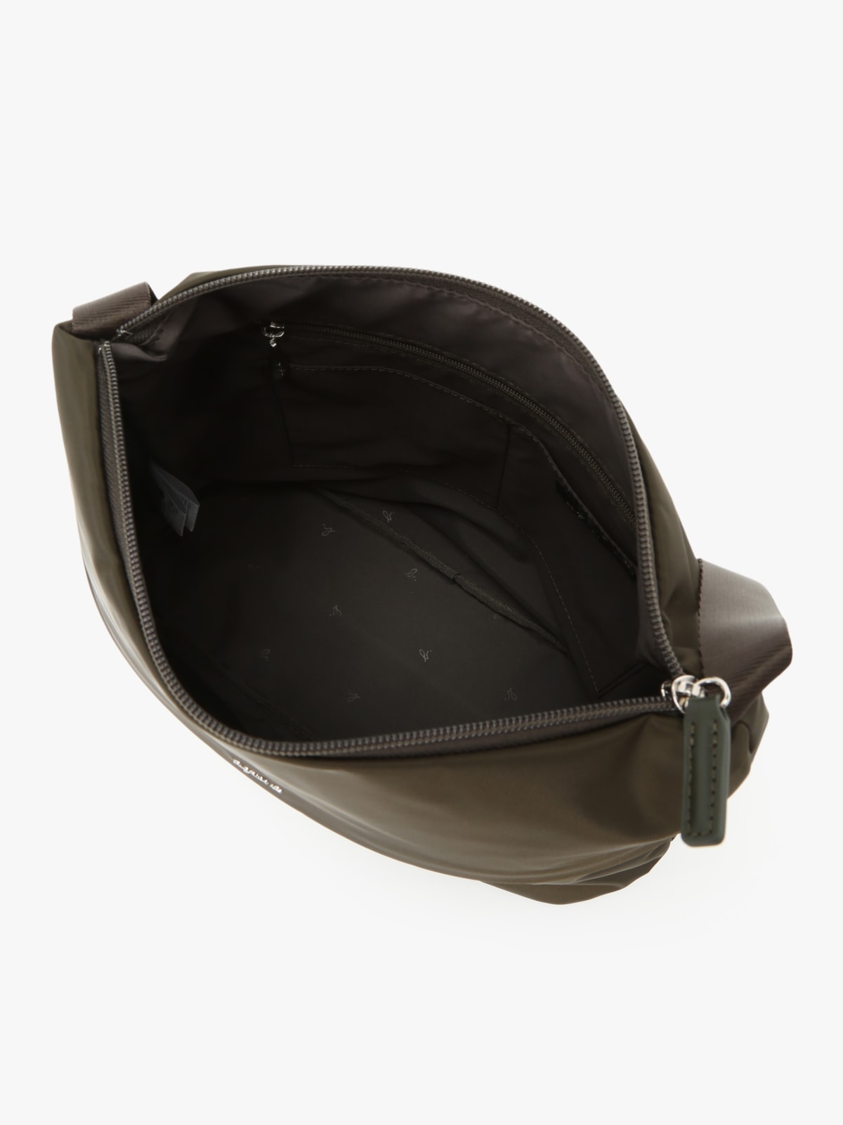 green nylon bag with adjustable strap image number 6