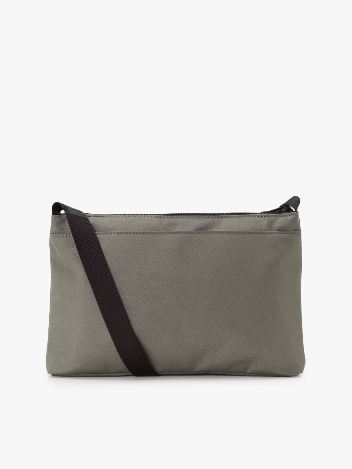 green polyester shoulder bag