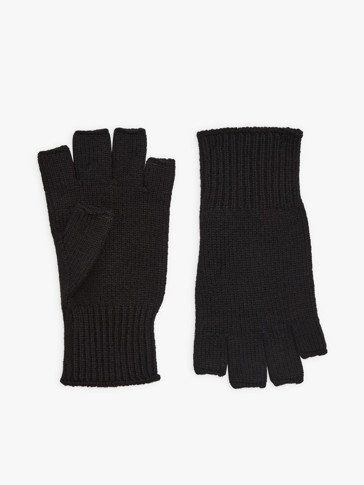 black wool Seattle gloves