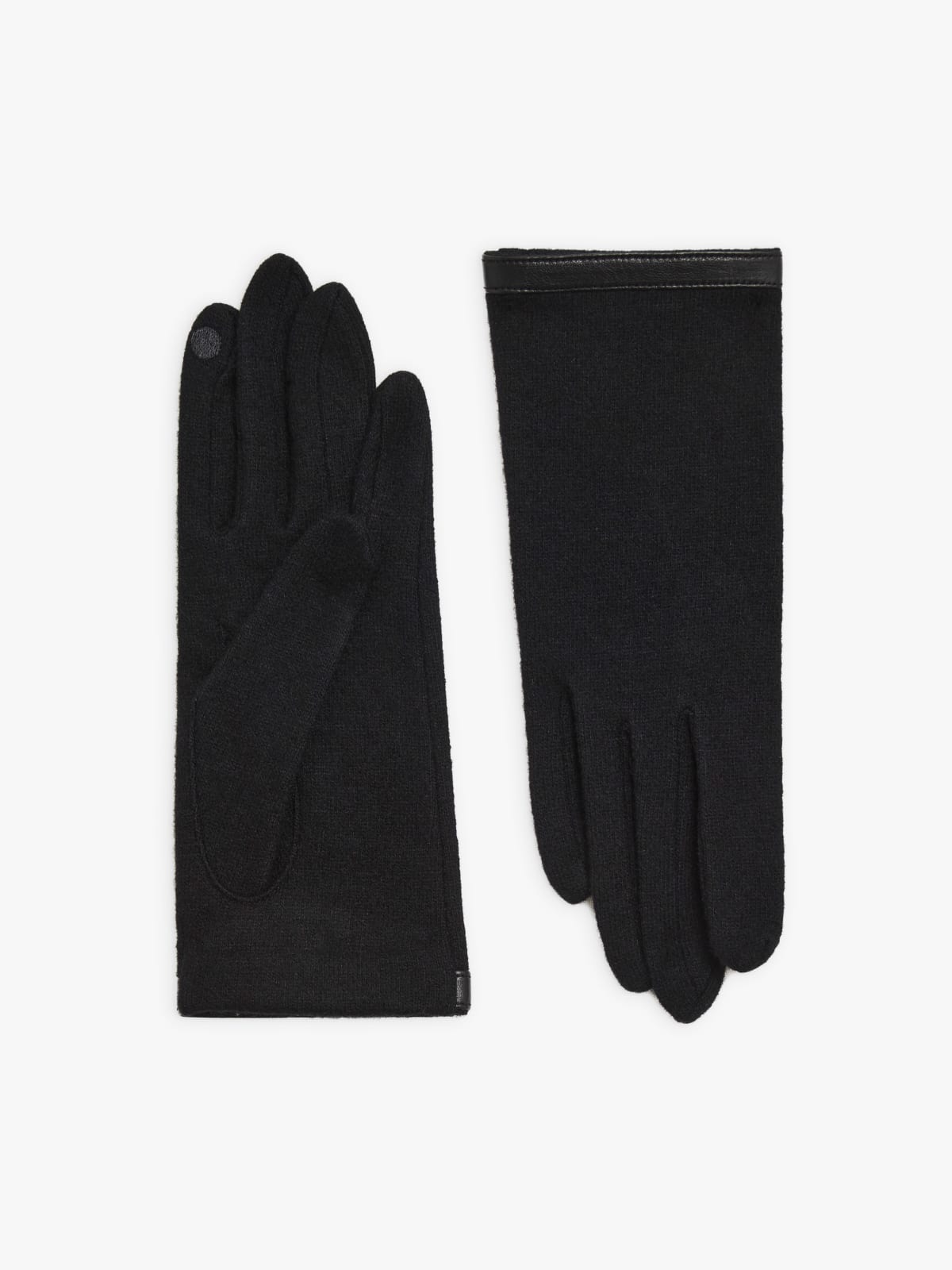 gants Dakota en laine noir