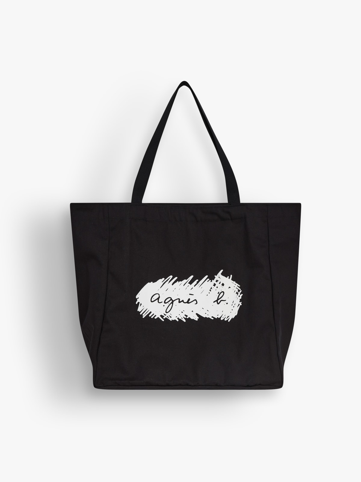 black cotton Jamie tote bag