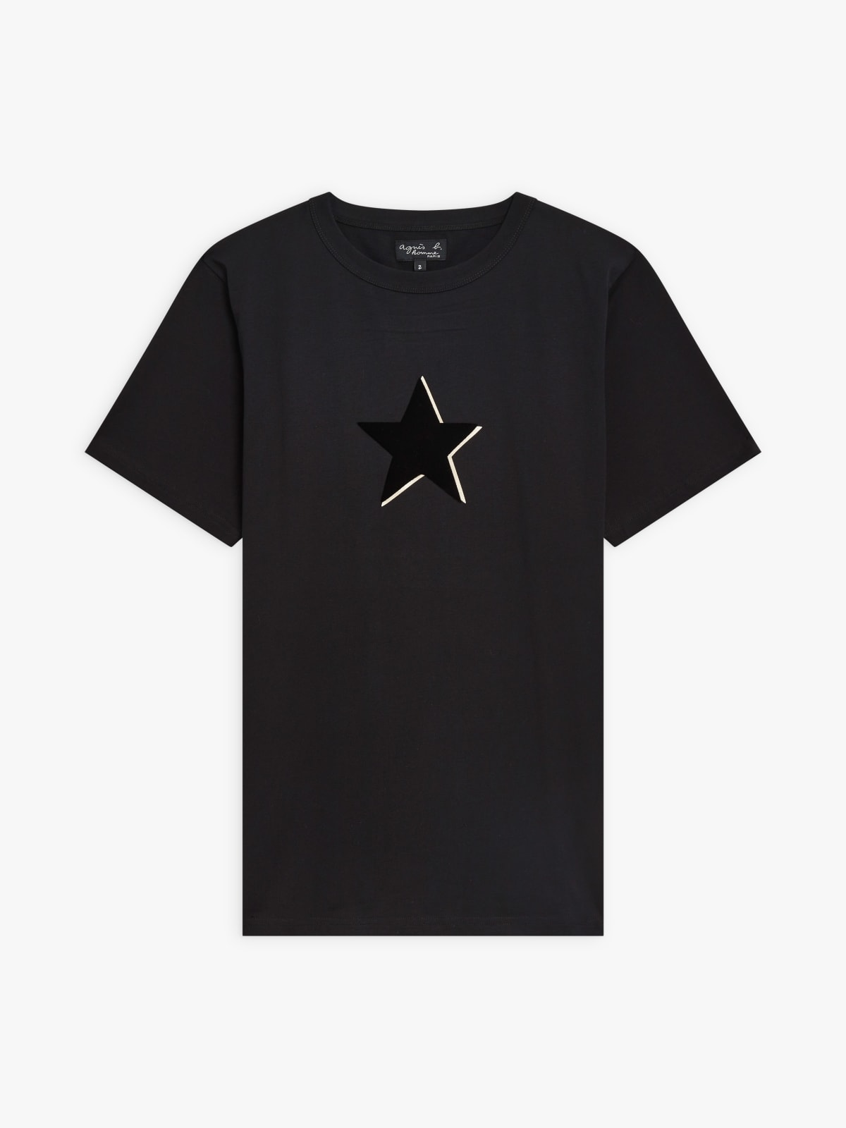 black cotton jersey screen-printed Brando t-shirt