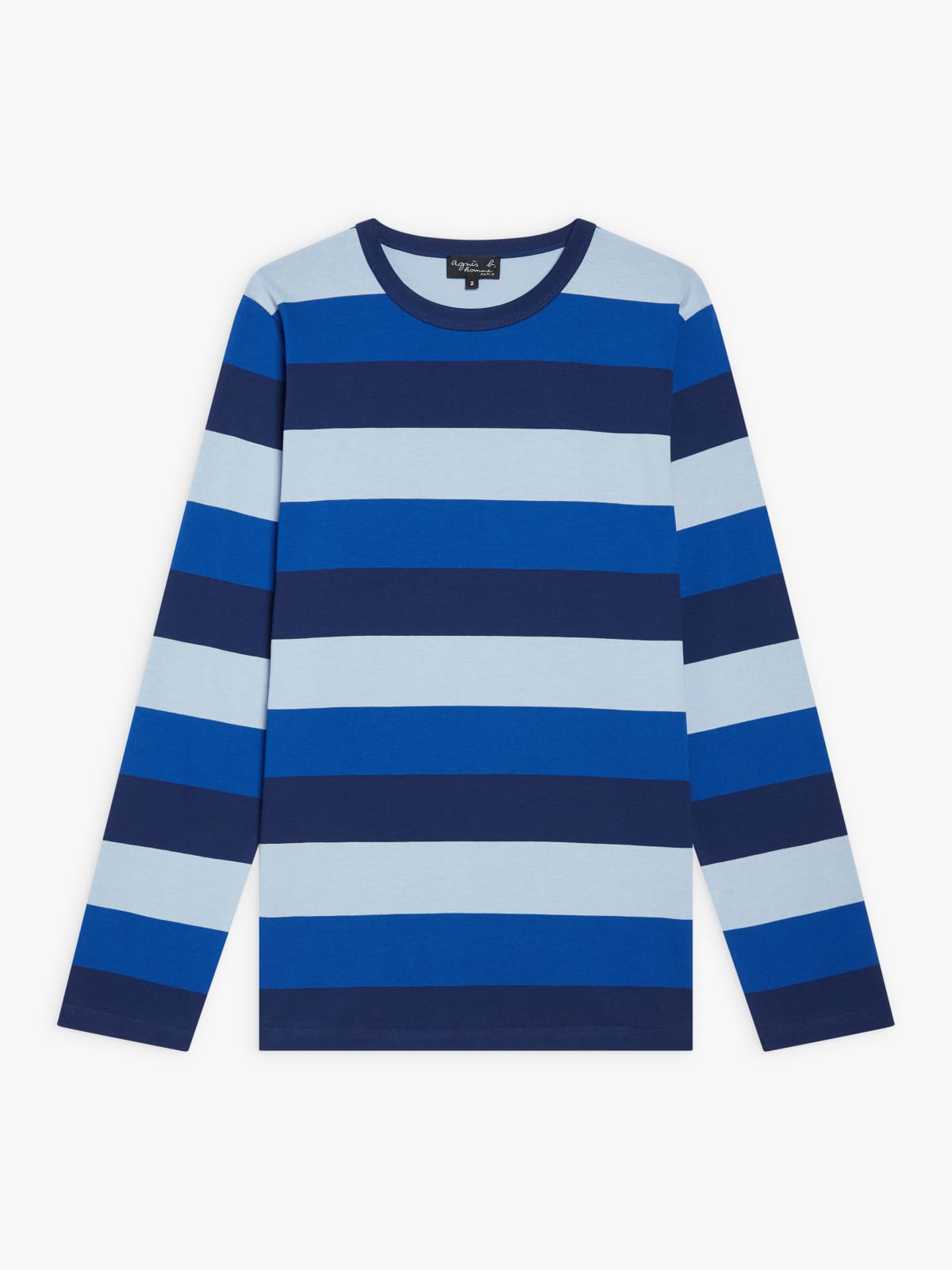 blue cotton jersey striped New Coulos t-shirt