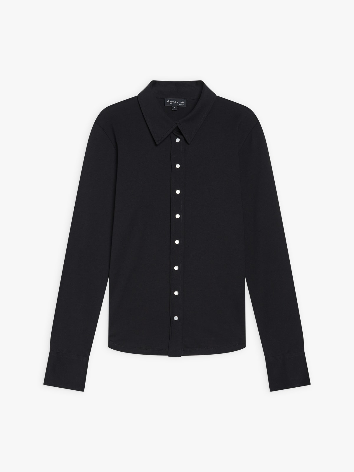 black cotton jersey New Parmina shirt