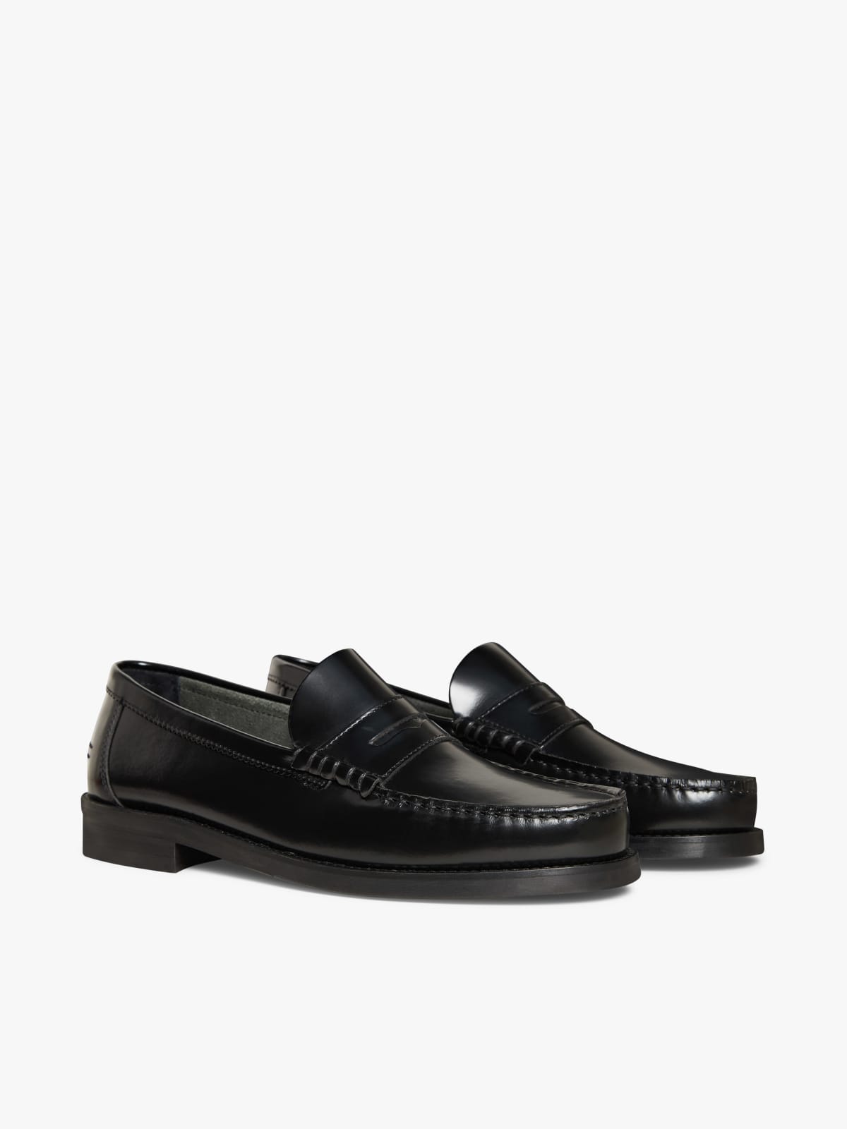 black plonge lambskin Denise loafer