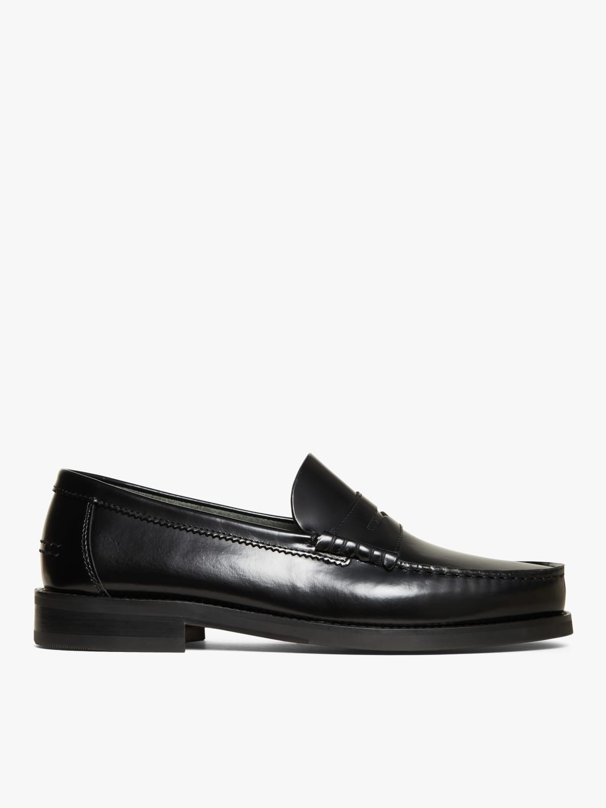 black plonge lambskin Denise loafer