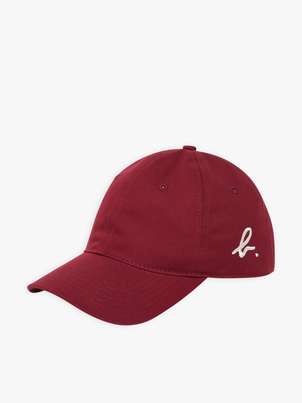 casquette brodée "b." rouge gironde 