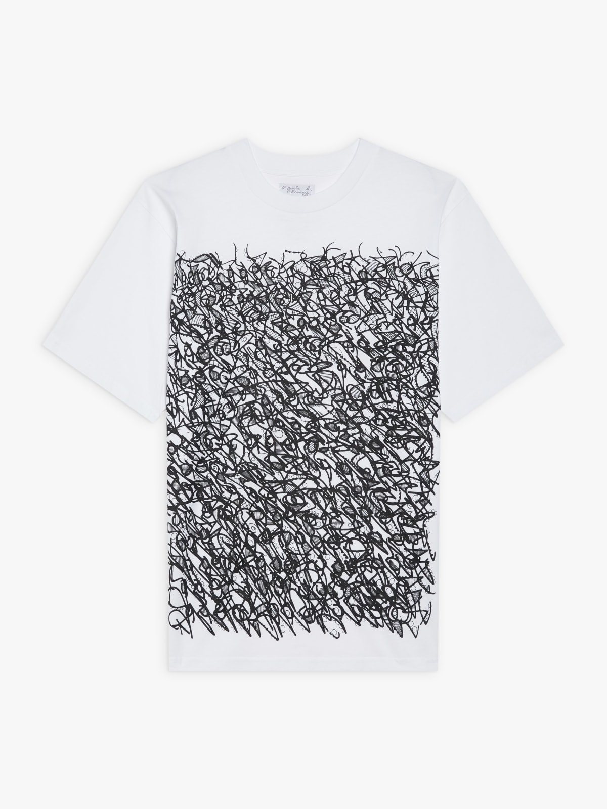 white cotton jersey Mark t-shirt 