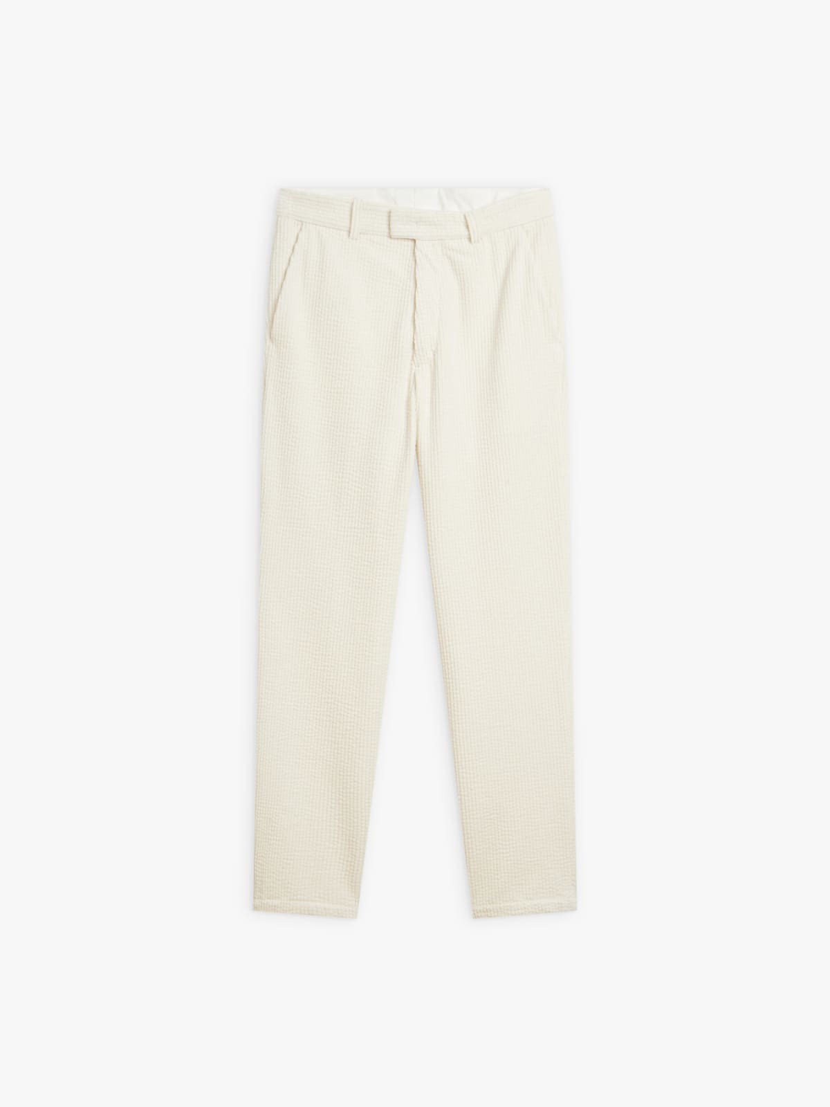 pantalon Jamey en velours de coton blanc