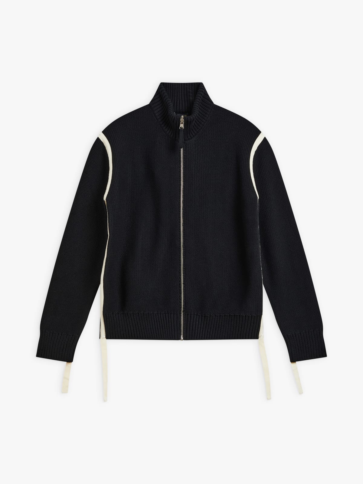 blouson Reversible en jersey de coton noir