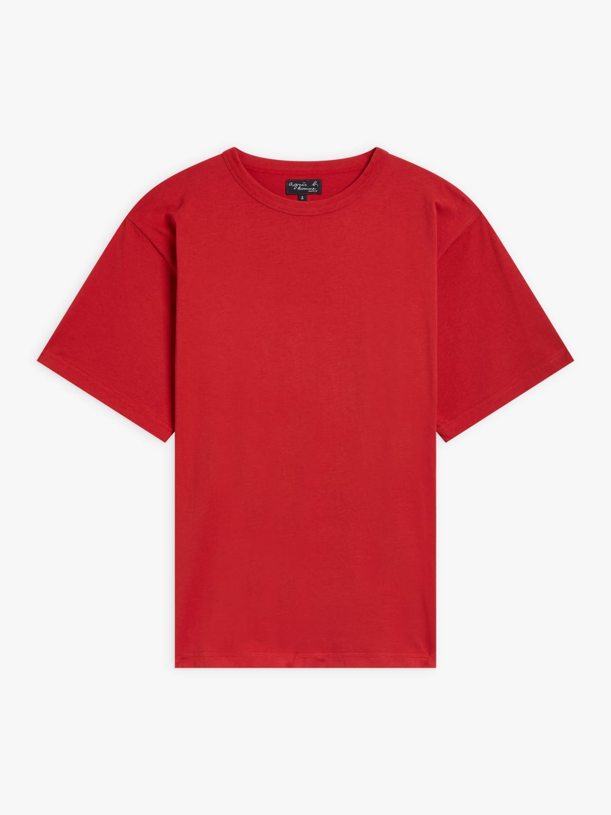 red cotton jersey Mark t-shirt artist Mel Bernstine 