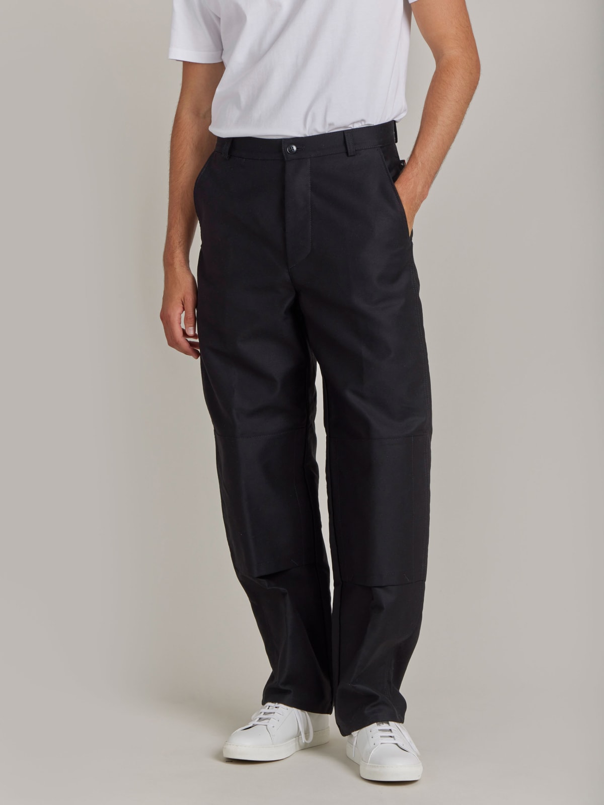 black cotton pants agnès b. x Dolmen black cotton pants agnès b. x Dolmen