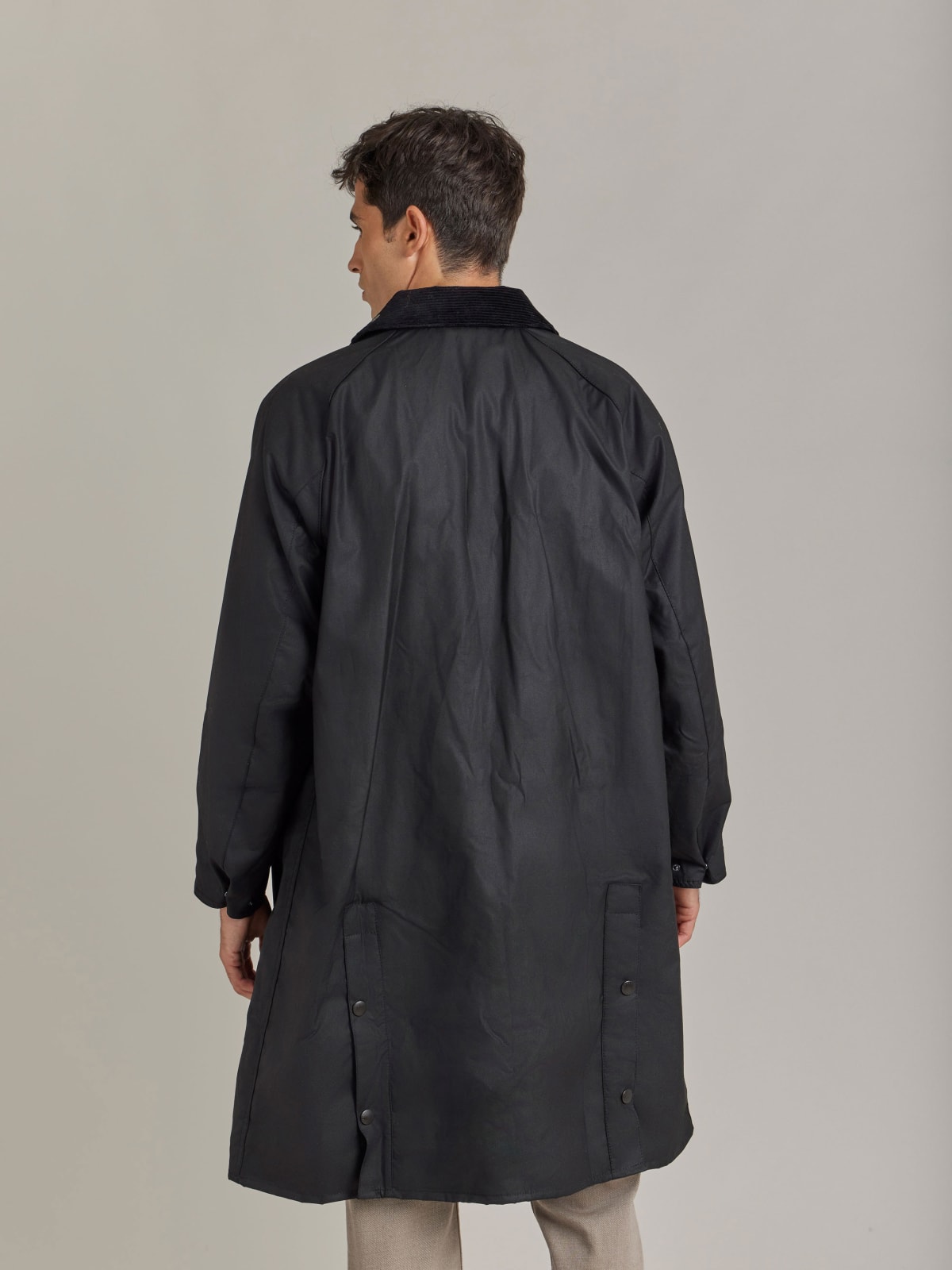 Barbour long waxed cotton coat Barbour long waxed cotton coat