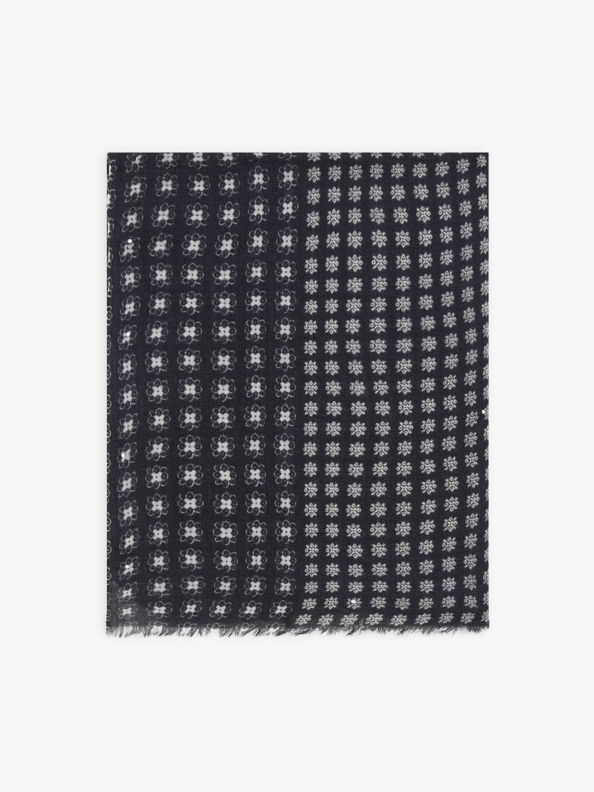 black wool Daël scarf image number 0